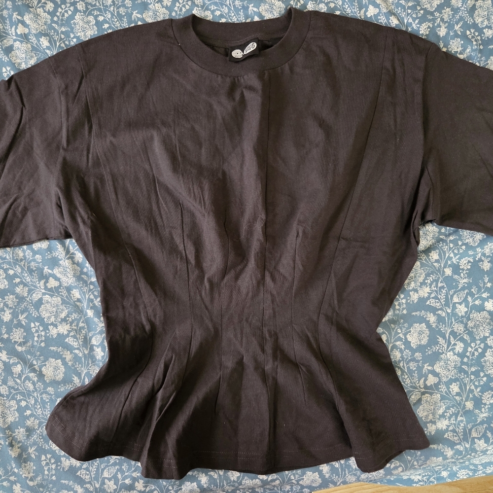 Cheap Monday Off Black Organic Cotton Tee